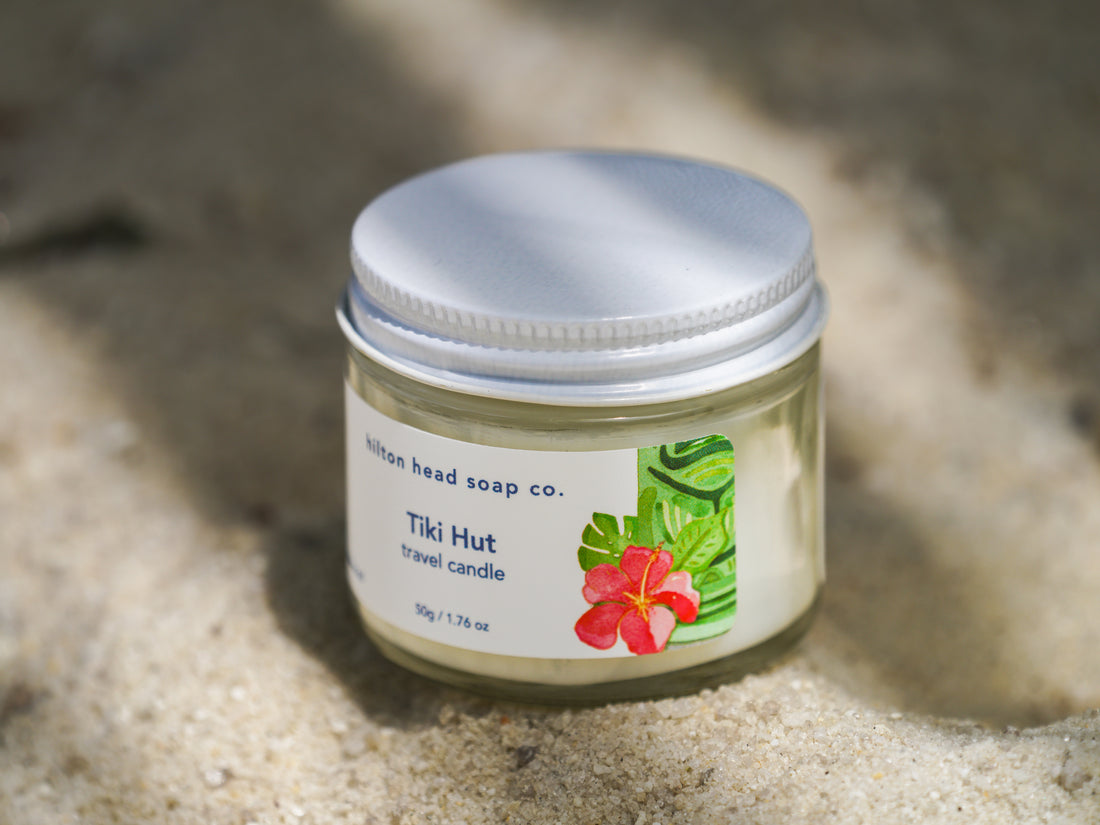 Tiki Hut™ Travel Candle